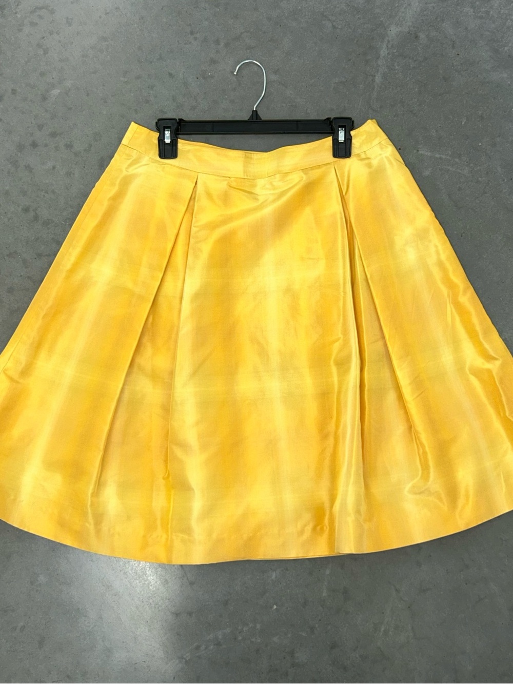 Banana Republic Bright Yellow A-Line Skirt
